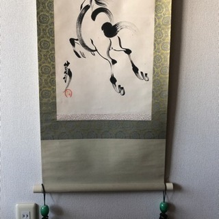 馬の掛け軸 7日の12時に来られる方限定です！の画像