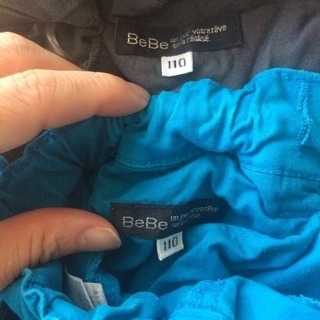  Be Be べべ ズボン 110 2本セットの画像