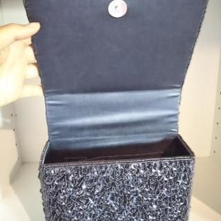 🌟もっともっと値下げ🌟結婚式に。キラキラビーズバッグ→200円でお譲りします。の画像