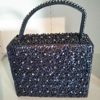 🌟もっともっと値下げ🌟結婚式に。キラキラビーズバッグ→200円でお譲りします。の画像