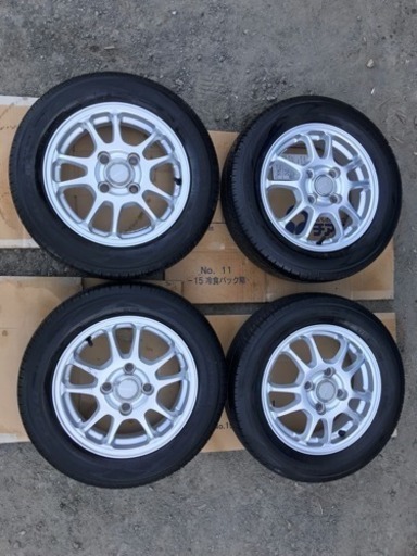 「取り引き中」夏タイヤ  スズキ・パレット使用13インチブリジストンホイール・トーヨータイヤセット