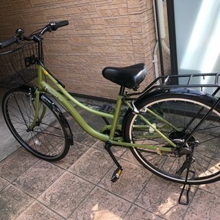 美品☆外装6段☆シティサイクル26型☆の画像