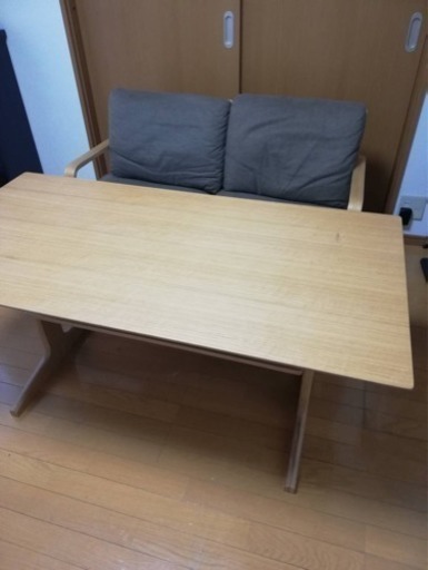 無印良品リビングダイニングテーブル&ソファーチェアー