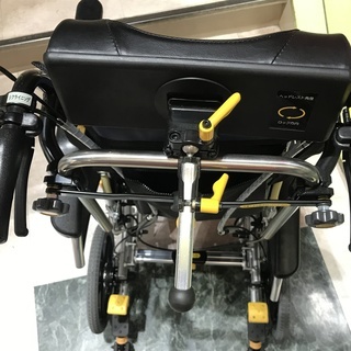 リクライニング可！マツナガの車椅子　マイチルトコンパクト3D　コンパクトリジットシリーズ　MH-CR3D(B-61)S&E　松永製作所　介護用車いすの画像