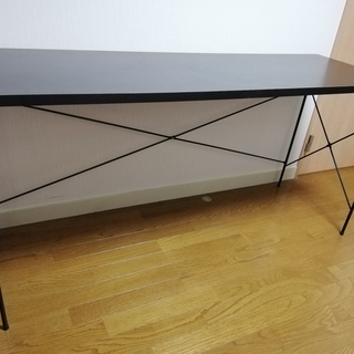 パソコンデスク 黒 ワークデスク 幅150cm×奥行き50cm×...