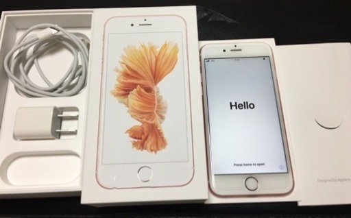 ほぼ新品‼️ iPhone6s 32GB ローズゴールド simフリー 判定保証有