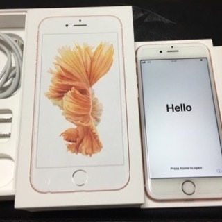 ほぼ新品‼️ iPhone6s 32GB ローズゴールド simフリー 判定保証有