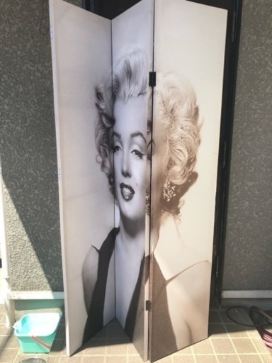 マリリンモンロー 特大パネル 両面使い 間仕切りにもなります！