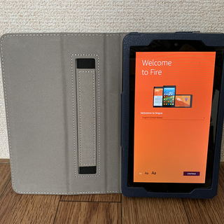 Fire タブレット 8GB(第5世代) 　ケース・フィルム装着済み