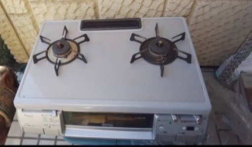 二口ガスコンロ （都市ガス） 節約 山岡 卓上2口ガスコンロ 都市ガス