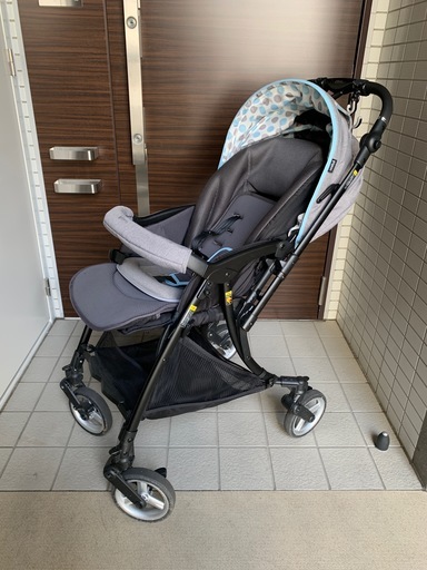値下げしました。 ピジョン ベビーカー ランフィ リノン ミニマルネイビー