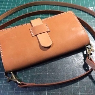 14、ショルダーバッグタイプ スマホケース 製作教室の画像