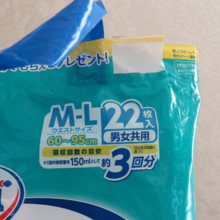【お値下げ】大人用紙おむつパンツタイプMの画像