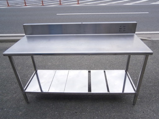 ☆中古品 厨房用品 作業台 サイズ：1500×600×800㎜☆