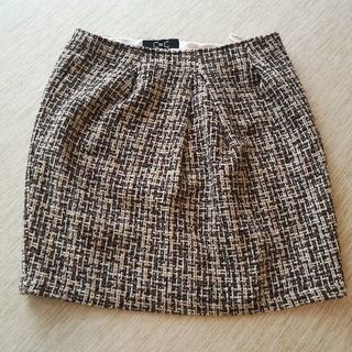 クードシャンス　ツイード台形スカート