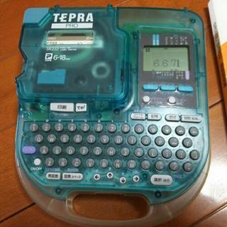 中古  テプラ  説明書有の画像
