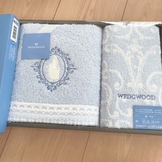 ウェッジウッド フェイスタオル&ウォッシュタオルセットの画像