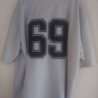 PLAYERS69 ベースボールシャツ グレー ローライダー HIPHOPの画像