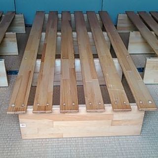 ベットフレーム(ダブル)あげます‼の画像