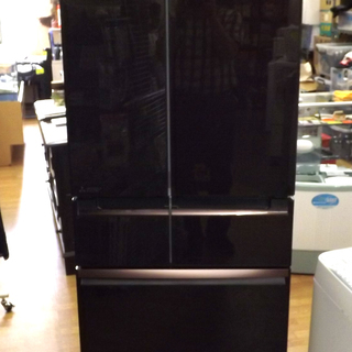 MITSUBISHI/三菱 2017年製 470L 6ドア 冷凍 冷蔵庫 MR-WX47A-BR