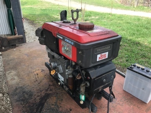 【極上品】ヤンマー　NFAD8-E　ディーゼル　8馬力　セル付き　発動機　動作確認済み　耕運機　農機　エンジン