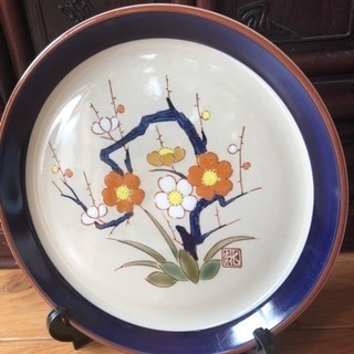 絵皿（桃）骨董