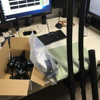 モニターアーム6画面用、システム入れ替えの為出品、中央市付近での...