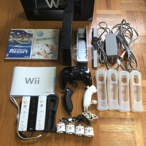 任天堂 Wii本体セット WiiSports WiiSportsResort 付き