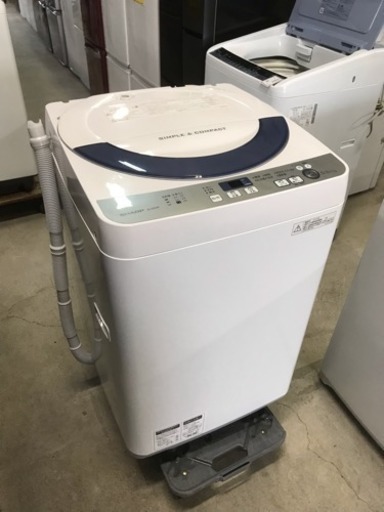 2016年製 美品！SHARP 全自動電気洗濯機 ES-GE55R 5.5kg
