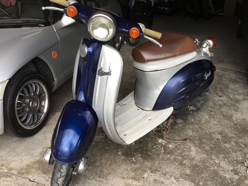 【引き取り先が決まりました】　レストアベース　2ストスクーター　ヴェルデ50　外装綺麗でセルOK！　特価品です。