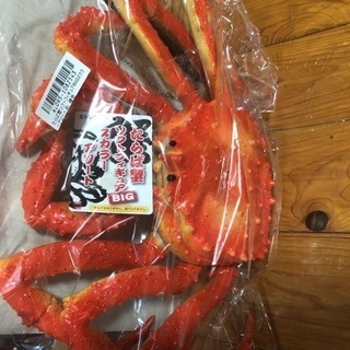 たらば蟹ソフトフィギュアBIG 橙色