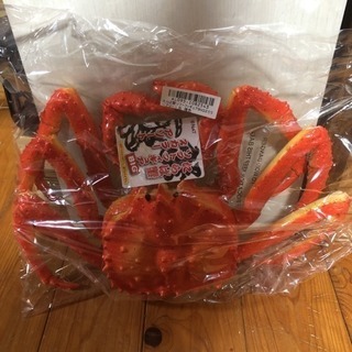 たらば蟹ソフトフィギュアBIG 橙色の画像