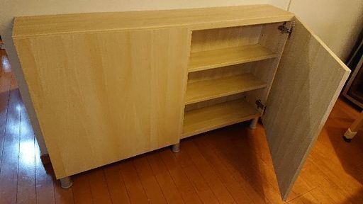 【近隣地配達相談可】Ikea VESTA ベストー シェルフ 収納棚 120W-22D-74H