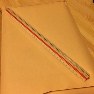 値下げ！UCHIDA製■三角スケール 30cm■文房具 1/10...