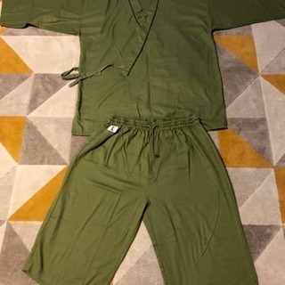 ★ メンズ 作務衣 7点セット(上下) 中古品 ★