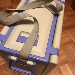 クーラーボックス テーブル　一台三役 イス レトロ　キャンプ 一つ三役 ビーチ アウトドアの画像