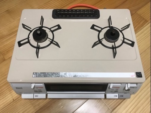 ガスコンロ Rinnai KGM63VT-TW LPガス用 ◎説明書・COOK Bookなど一式アリ◎