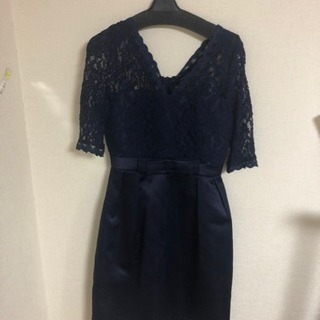 パーティードレス ネイビーの画像