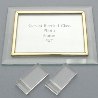 【あげます】クリスタル製のフォトスタンド ＜手渡し希望＞の画像