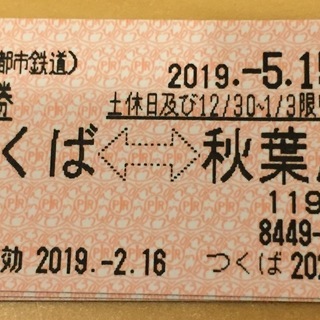 【つくば駅近く】つくばエクスプレス(TX) 秋葉原←→つくば 土...