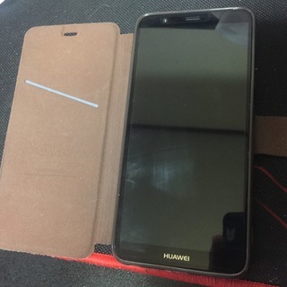 SIMフリー　３２GB　保護フィルムケース付き　huawei nova 2 lite blackの画像