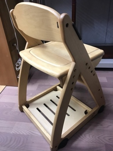 【リサイクルサービス八光　田上店　配達・設置OK】ITOKI 木製チェア　ラテナチュラル　KM45-94