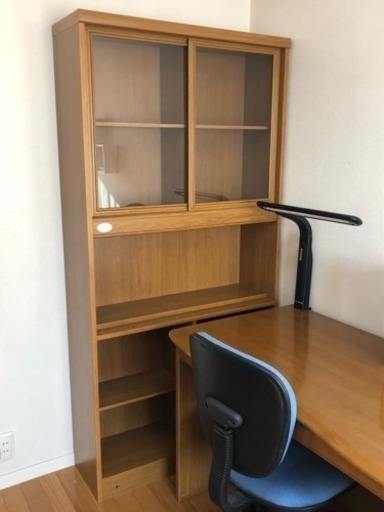 学習机＋本棚