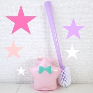 SWIMMER かわいいトイレブラシ ★ スイマー 掃除 トイレ掃除 ゆめかわの画像