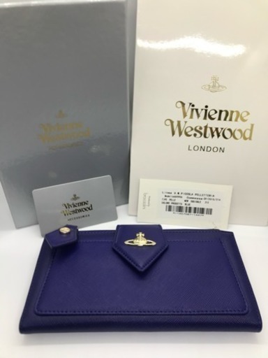 🌟Vivienne Westwood 長財布 ◆カラー／BLUE