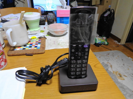 SHARP デジタルコードレス電話機の子機 JD-G55CL-T
