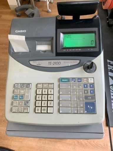 レジスターTE-2100 CASIO 中古