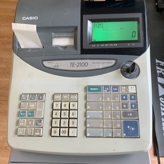 レジスターTE-2100 CASIO 中古