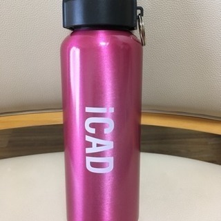 カラビナ付メタリックアルミボトル 500ml