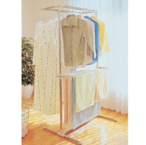 中古美品　アイリス　ステンレス室内物干し